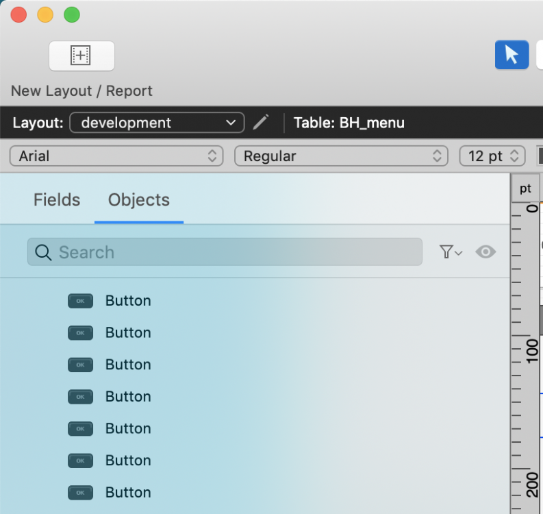 Manage Layouts - FileMaker Pro 18 Advanced - Clarify - Nederlandstalig ...